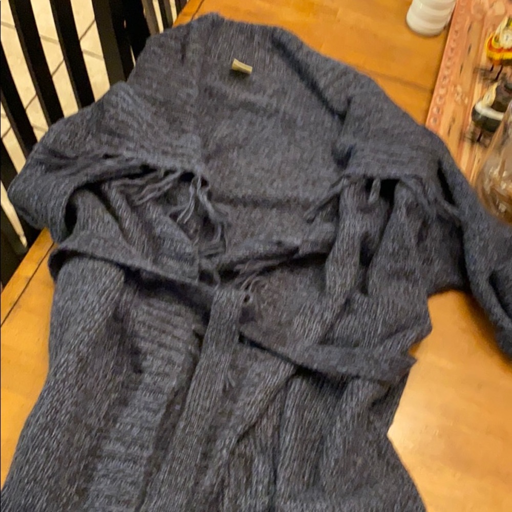 Mid thigh wrap sweater 4X